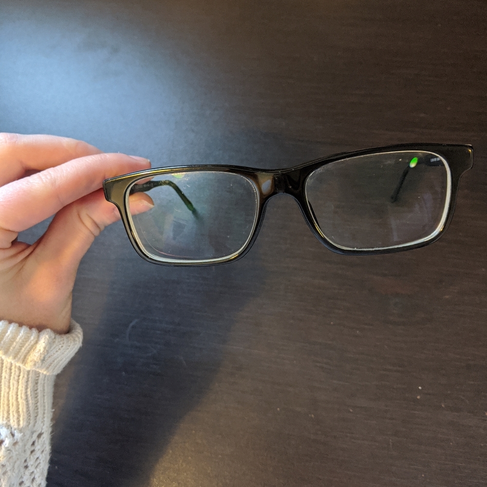 Burberry glasses with -3.25 lenses and case.